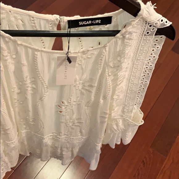 Boho Chic Blouse - open shoulder/back - Picture 3 of 3